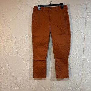 J Crew Factory - High Rise Girlfriend Chino - Burnt Orange - Women's 6